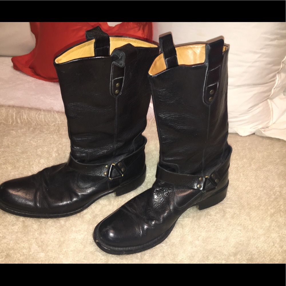 Men’s Cole Haan VINTAGE black “Biker” boot